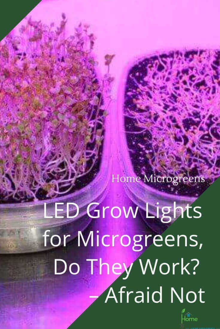 do LED grow lights work well with microgreens?