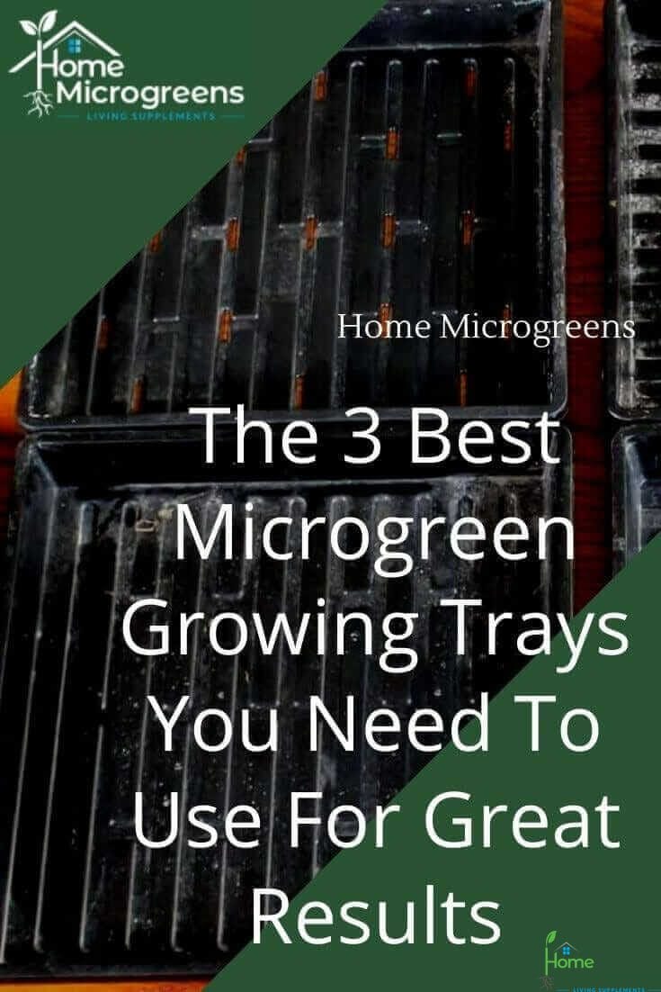 pin for microgreen growing trays