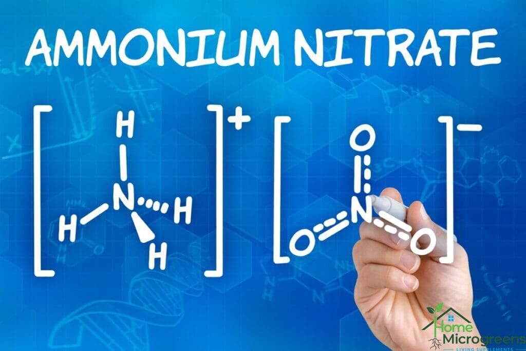 ammonium nitrate in fertilizer