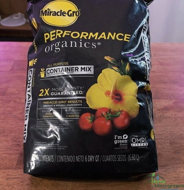 miracle gro performance organic container mix review